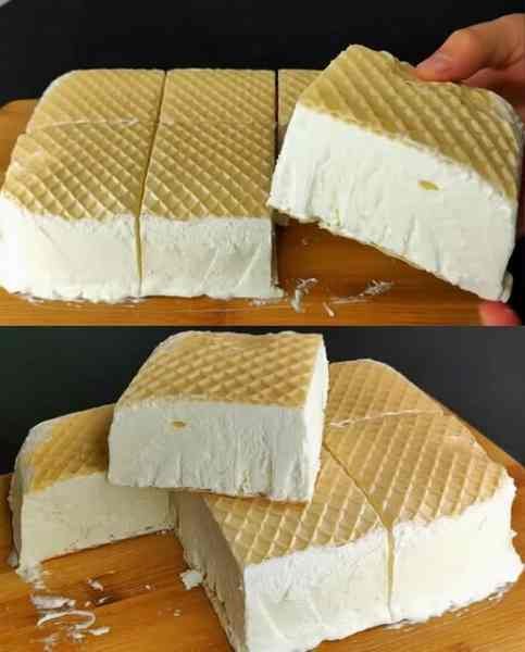 Sobremesa Gelada de Creme com Wafer Supremo
