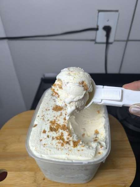 Sorvete Cremoso de Paçoca Supremo