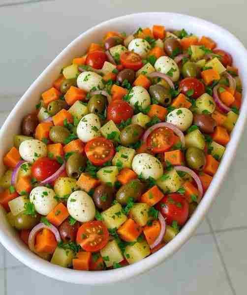 Salada Colorida Simples de Preparar