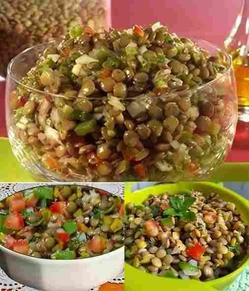 Salada de Lentilha da Sorte