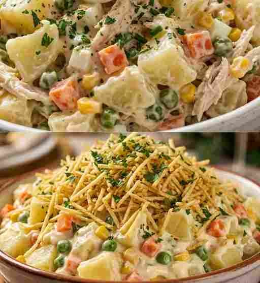 Salada de Maionese com Frango