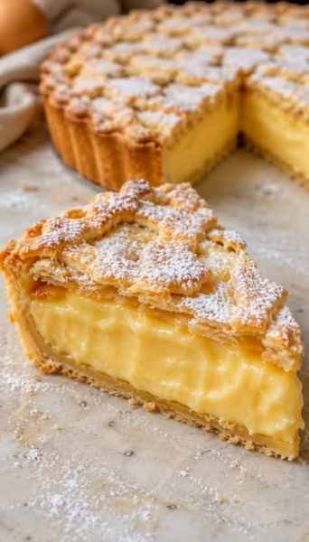 Torta Cremosa de Baunilha