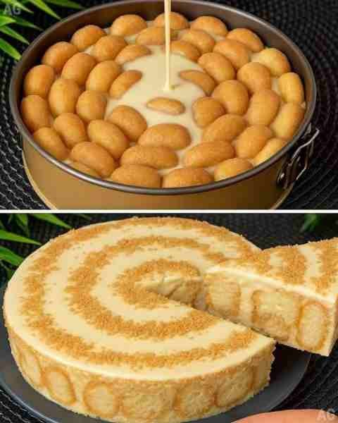 Torta Cremosa de Biscoito
