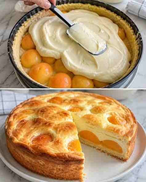 Torta Cremosa de Damasco