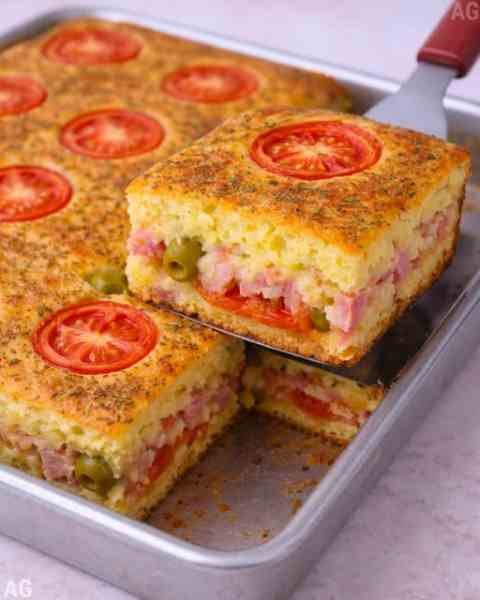 Torta Temperada de Liquidificador