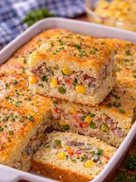 Torta de Atum de Liquidificador