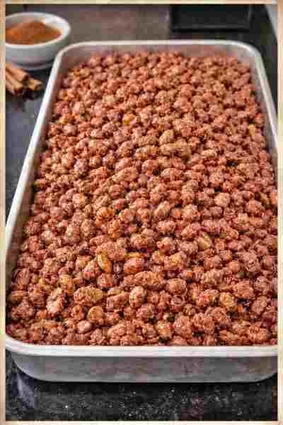 AMENDOIM CARAMELIZADO COM CANELA Delicioso pronto para servir