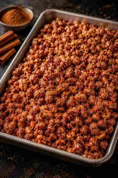 AMENDOIM CARAMELIZADO COM CANELA pronto para servir