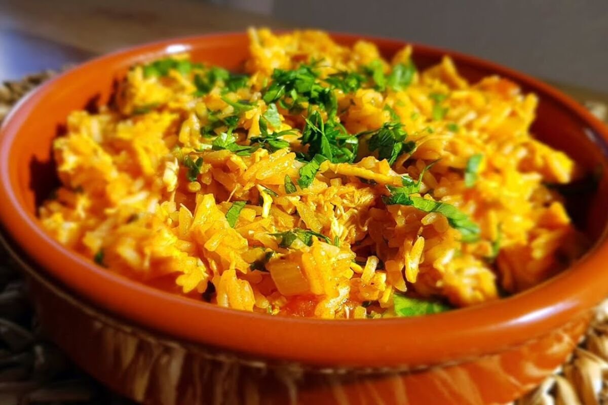 Arroz com Frango Cremoso