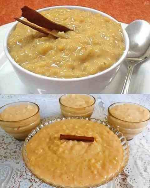 Arroz Doce Moreninho pronto para servir
