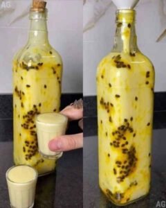 BATIDA DE MARACUJÁ Simples pronto para servir