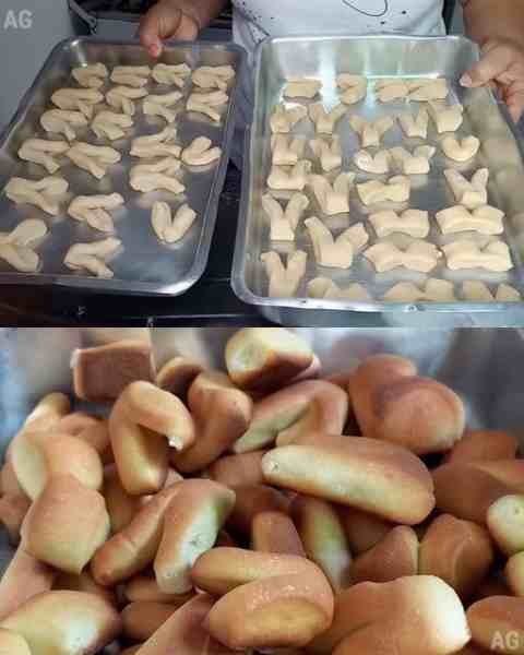 Biscoitos Pé de Cabra pronto para servir