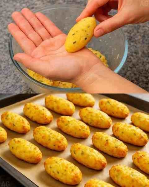 Bolinho de Arroz Assado pronto para servir