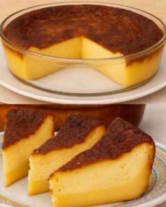 Bolo Cremoso que Derrete na Boca Delicioso pronto para servir