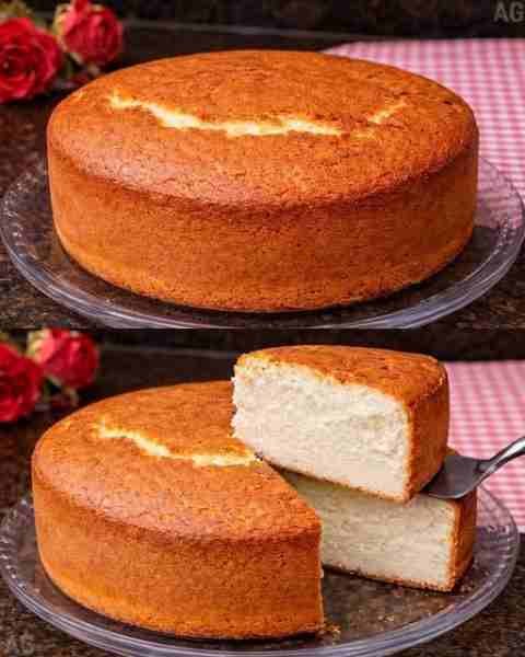 Bolo de Algodão Caseiro