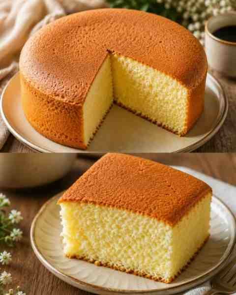Bolo de Algodão de Leite Condensado