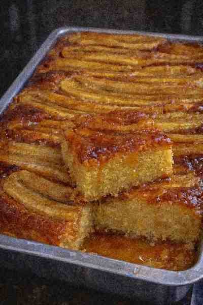 Bolo de Banana Caramelizado