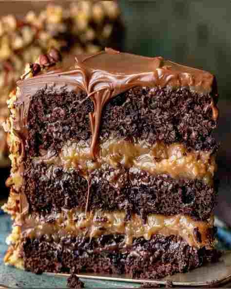 Bolo de Chocolate com Doce de Leite pronto para servir