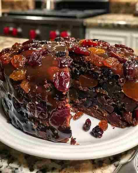 Bolo de Chocolate com Frutas