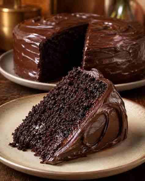 Bolo de Chocolate Molhadinho Bom