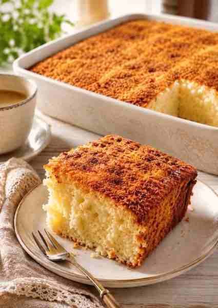 Bolo de Coco Fofinho Caseiro