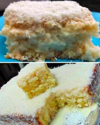 Bolo de Coco Molhadinho: Gelado Fica Ainda Melhor e Parece Bolo de Festa