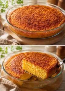 Bolo de Coco Saudável que Derrete na Boca pronto para servir