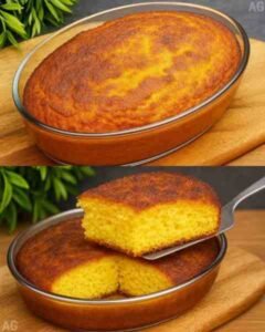 Bolo de Coco Saudável que Derrete na Boca Simples pronto para servir