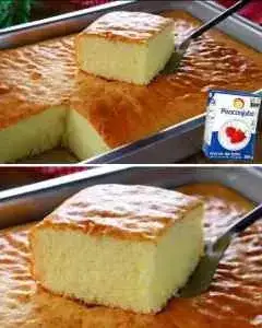 Bolo de creme de leite sem farinha de trigo: receita fácil de liquidificador e bem fofinho