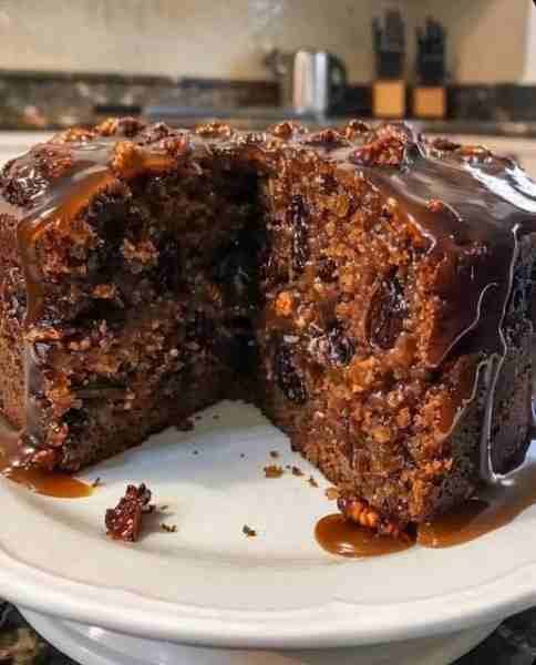 Bolo de Frutas Secas com Cobertura de Chocolate Especial