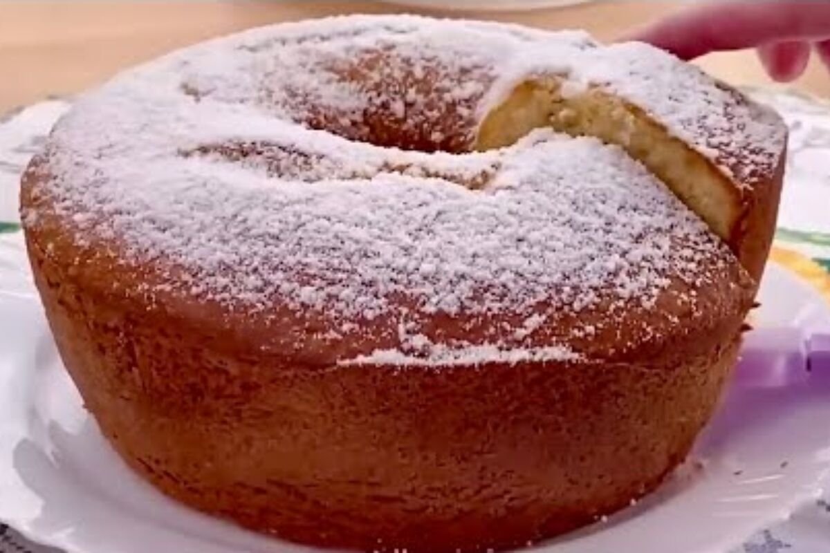 Bolo de Laranja Grande, Fofinho e Delicioso
