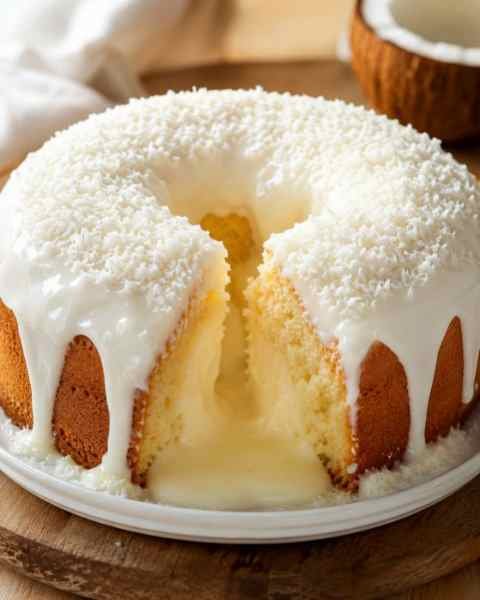 Bolo de Leite Ninho 5 Copos com Calda Quente pronto para servir