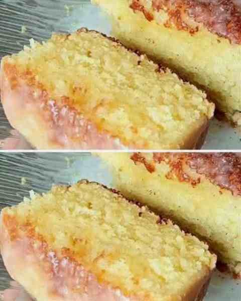 Bolo de Limão Fofinho Simples pronto para servir