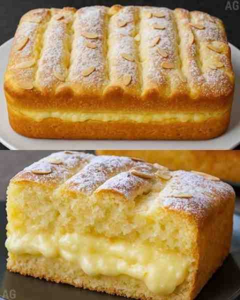 Bolo de Limão Superfofinho Simples pronto para servir