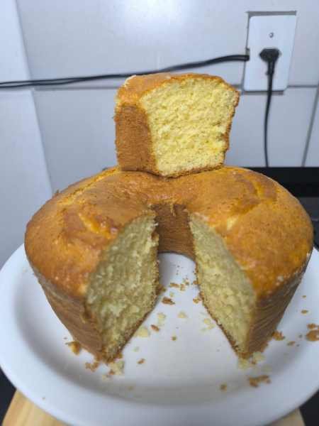 Bolo de Maizena 5 Copos pronto para servir