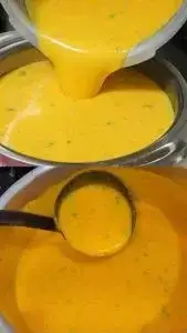 Caldo de batata com cenoura simples e cremoso: receita rápida de liquidificador