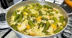 Como Fazer Arroz com Quiabo Soltinho e Sem Baba: Receita Tradicional Passo a Passo