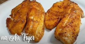 Como Fazer Filé de Tilápia na Airfryer Crocante e Suculento (Sem Ressecar)