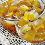 Doce de Mamão Verde em Pedaços: o Segredo do Bicarbonato para Ficar Firme por Fora