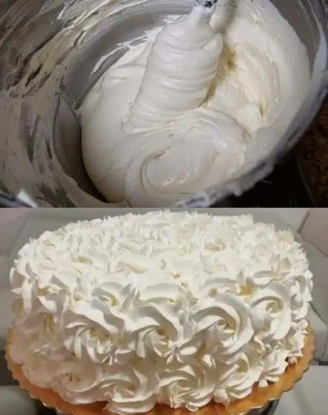 Glacê de leite em pó firme aplicado em bolo decorado