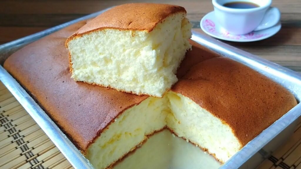 Bolo Algodão de Leite Condensado (sem farinha de trigo)
