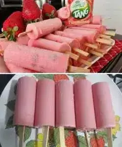 Picolé de morango caseiro cremoso com iogurte grego: receita e dicas anti-cristais