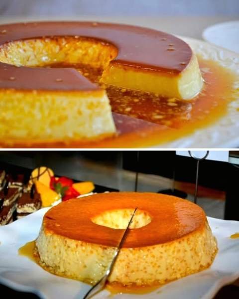 Pudim com Furinhos Delicioso: Cremoso, Leve e Muito Fácil de Fazer
