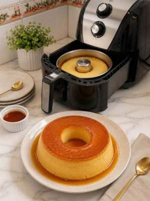 Pudim na Airfryer: Descubra Como Fazer na Fritadeira Elétrica sem Complicação