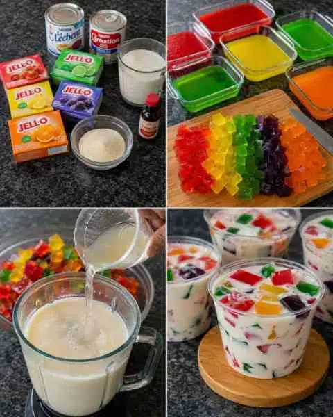 A Melhor Receita de Gelatina Mosaico