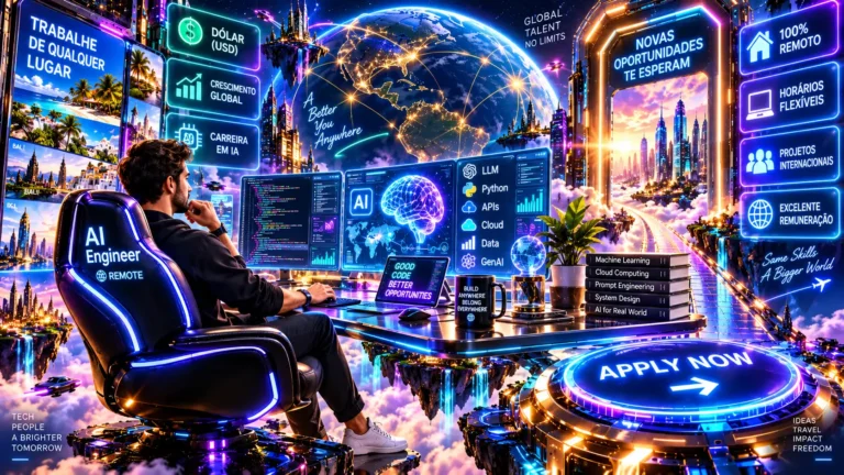 BairesDev anuncia vaga de AI Engineer para trabalho totalmente remoto: veja salários e requisitos PJ
