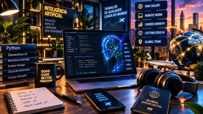 BairesDev procura Senior AI Engineer com Python e LLMs em regime remoto: Veja salários e contratação