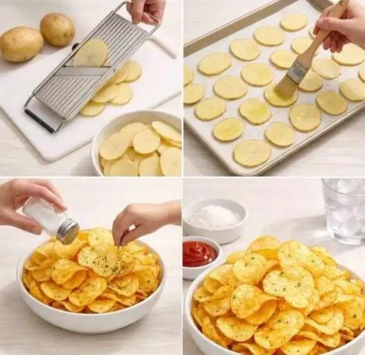 Batata Frita Caseira em Lâminas Crocantes