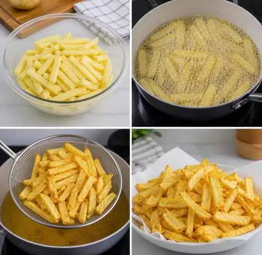 Batata Frita em Lâminas Finas e Crocantes