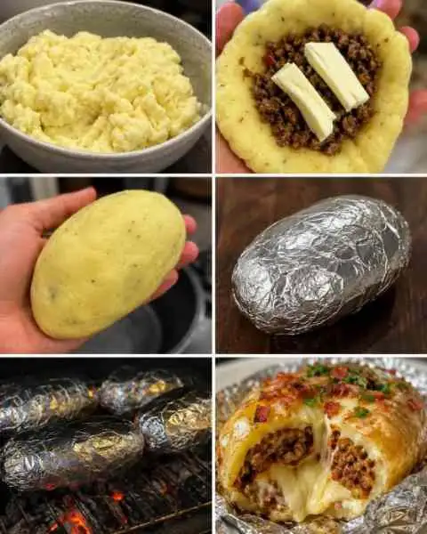 Batatas Recheadas Assadas no Papel-Alumínio (6 Porções)